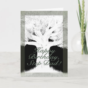 Tree Silhouette-Geburtstag Karte