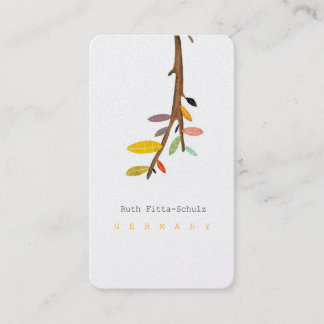 Tree Silver Business Card Visitenkarte