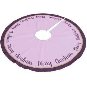 Tree Skirt-frohe Weihnachten Polyester Weihnachtsbaumdecke