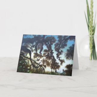 Tree & Sky Grußkarte Karte