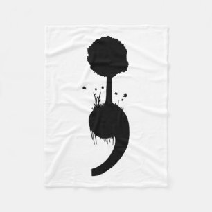 Tree Suizid Depression Prevention Fleecedecke