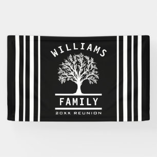 Tree Summer Vacation Road Trip Family Wiedersehen Banner