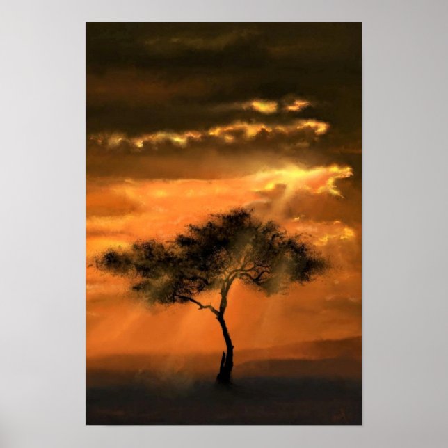 Tree Sunams Poster Sunset (Vorne)