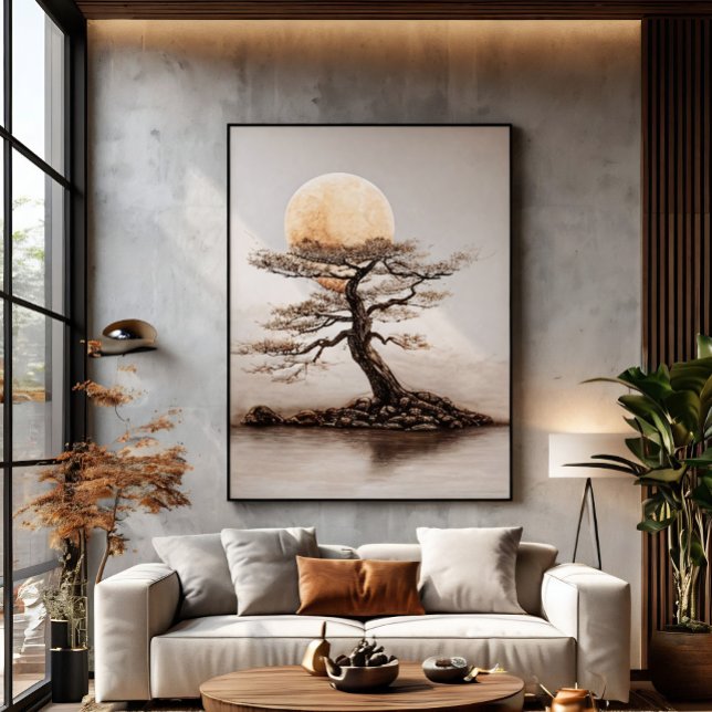 Tree Sunset Glow Poster (Von Creator hochgeladen)