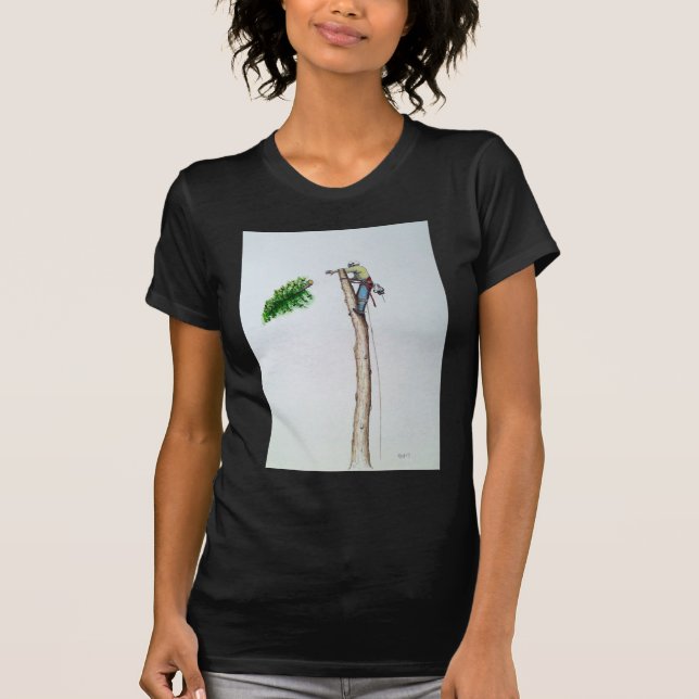 Tree Surgeon Arborist at work present T-Shirt (Vorderseite)