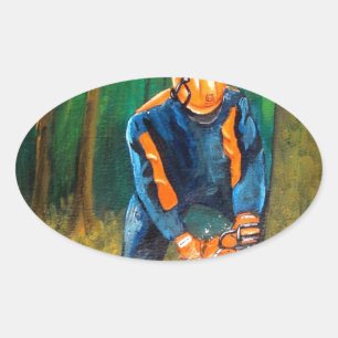 Tree Surgeon Arborist christmas present Birthday Ovaler Aufkleber