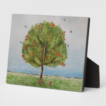 Tree Tabletop Plaque mit Easel