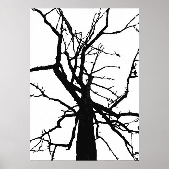 Tree Top Abstrakt Poster (Vorne)