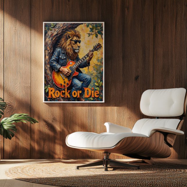 Tree Trunk Jam: King of Rock Poster (Von Creator hochgeladen)