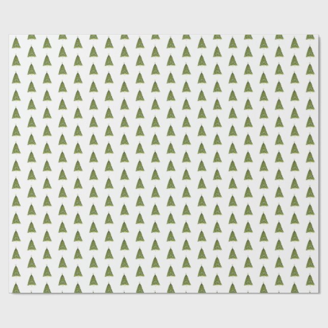 Tree Wrapping Paper  Geschenkpapier (Flach)