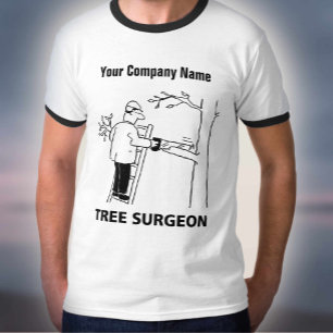 Treechirurg Arboreal Services Cartoon T-Shirt