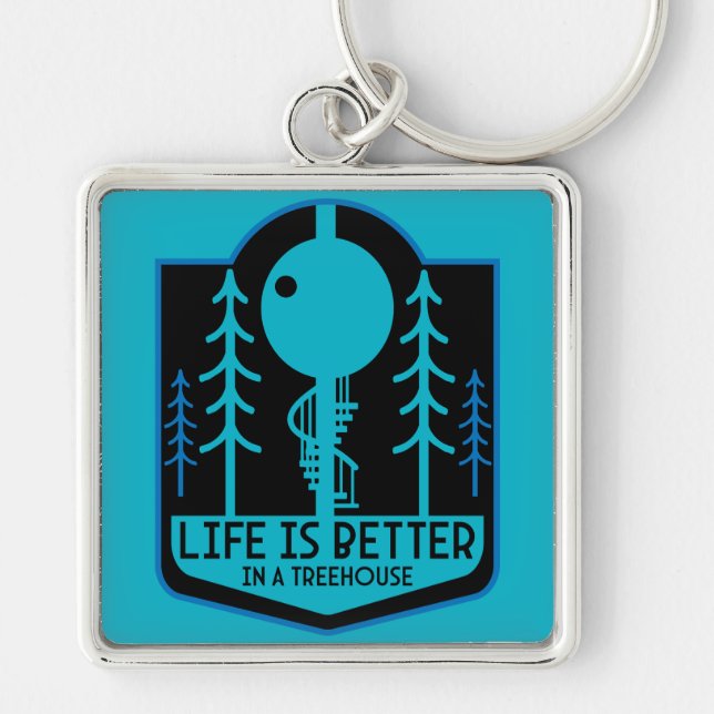 Treehouse Eigentümer Schlüsselanhänger (Vorne)