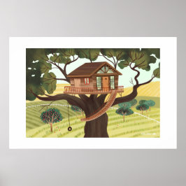 Treehouse Extra Large Print Poster