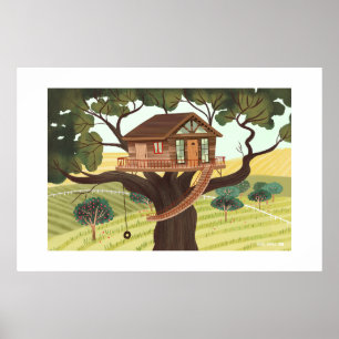 Treehouse Extra Large Print Poster