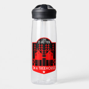 Treehouse Playhouse Geschenke und Bekleidung Trinkflasche