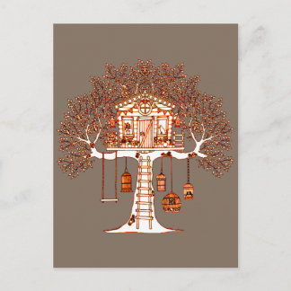 Treehouse Postkarte