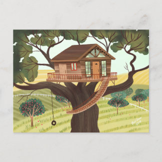 Treehouse Postkarte