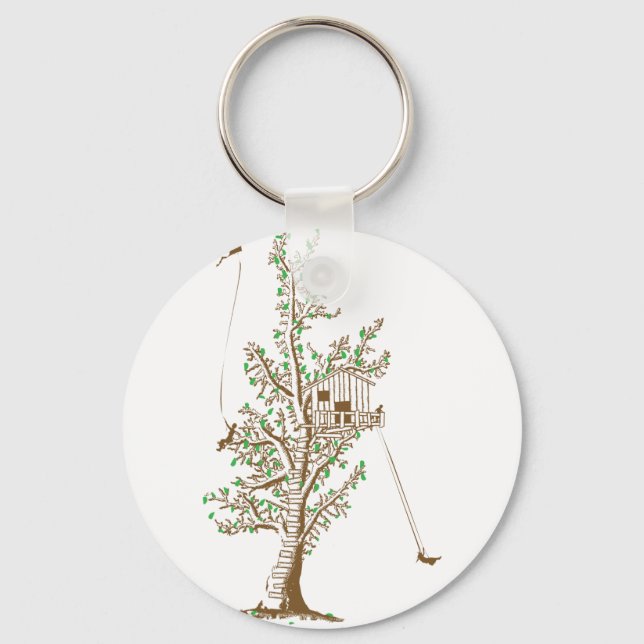 Treehouse Schlüsselanhänger (Vorderseite)