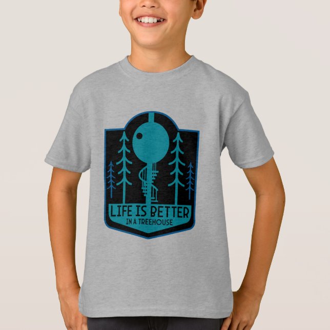 Treehouse Zuhause T-Shirt (Vorderseite)