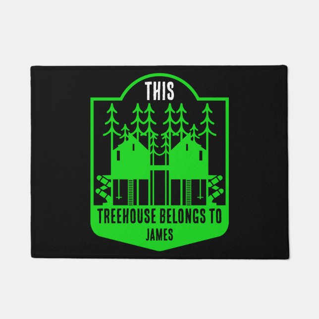 Treehouses Fußmatte (Vorderseite)