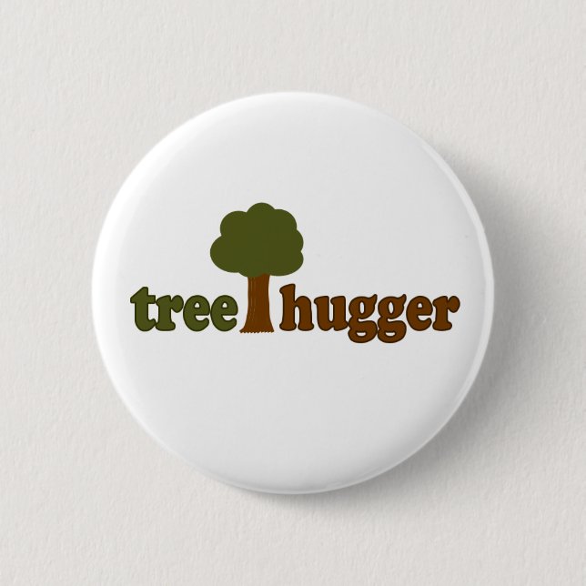 Treehugger (Baum) Button (Vorderseite)