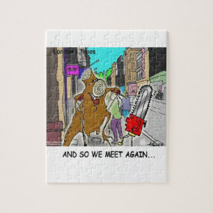 Treehugger Rick London Cartoon Funny Gifts Puzzle