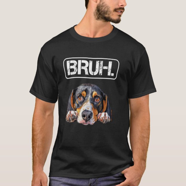 Treeing Walker Coonhound Bruh Lustiger Hundebesitz T-Shirt (Vorderseite)