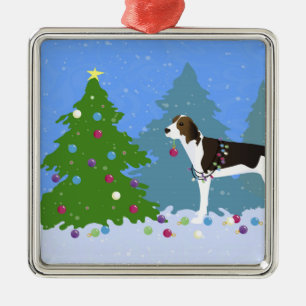 Treeing Walker Coonhound Dekorieren Weihnachtsbaum Ornament Aus Metall
