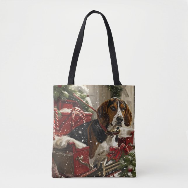 Treeing Walker Coonhound Dog Christmas Festive (Vorderseite)