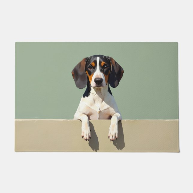 Treeing Walker Coonhound Doormat Art Fußmatte (Vorderseite)