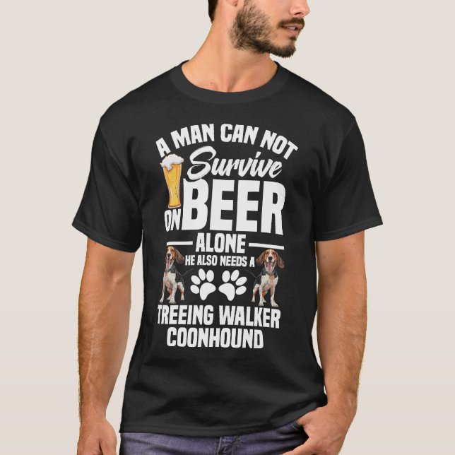 Treeing Walker Coonhound-Halter benötigt ebenfalls T-Shirt (Vorderseite)
