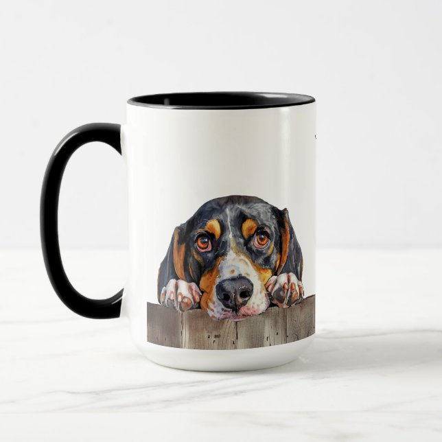 Treeing Walker Coonhound Hund Tasse (Links)