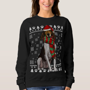 Treeing Walker Coonhound Hund Weihnachtsmannmütze  Sweatshirt