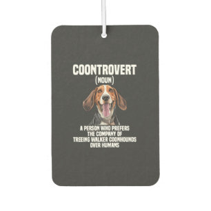 Treeing Walker Coonhound Liebhaber Hund Coontrover Autolufterfrischer
