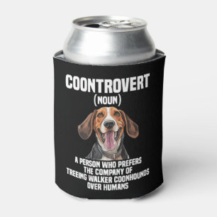 Treeing Walker Coonhound Liebhaber Hund Coontrover Dosenkühler