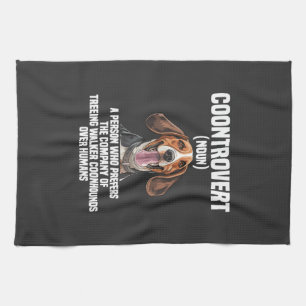Treeing Walker Coonhound Liebhaber Hund Coontrover Geschirrtuch