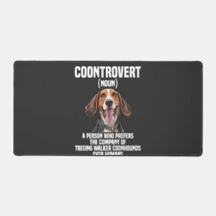 Treeing Walker Coonhound Liebhaber Hund Coontrover Schreibtischunterlage