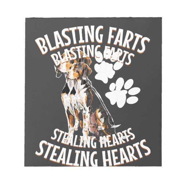 Treeing Walker Coonhound Liebhaber Hundebesitzer B Notizblock (Vorderseite)