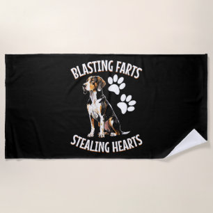 Treeing Walker Coonhound Lover Dog Owner Blade Strandtuch