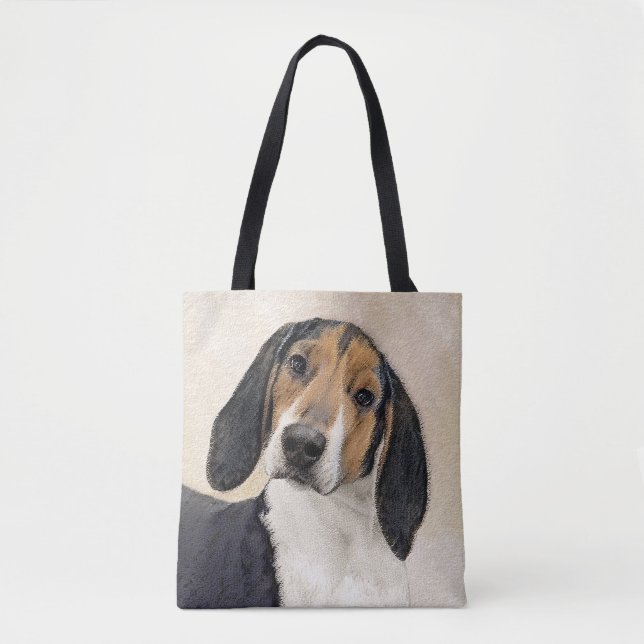 Treeing Walker Coonhound Malerei - Originelle Kuns (Vorderseite)