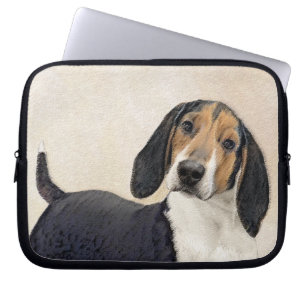 Treeing Walker Coonhound Malerei - Originelle Kuns Laptopschutzhülle