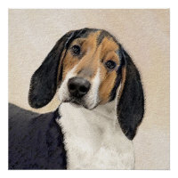 Treeing Walker Coonhound Malerei - Originelle Kuns
