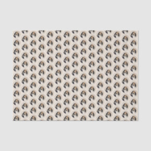 Treeing Walker Coonhound Malerei - Originelle Kuns Seidenpapier