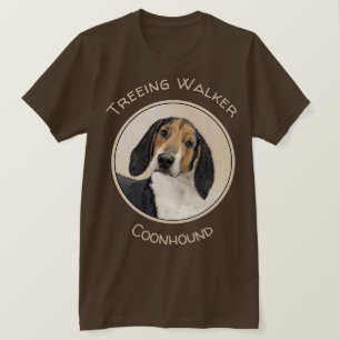 Treeing Walker Coonhound Malerei - Originelle Kuns T-Shirt