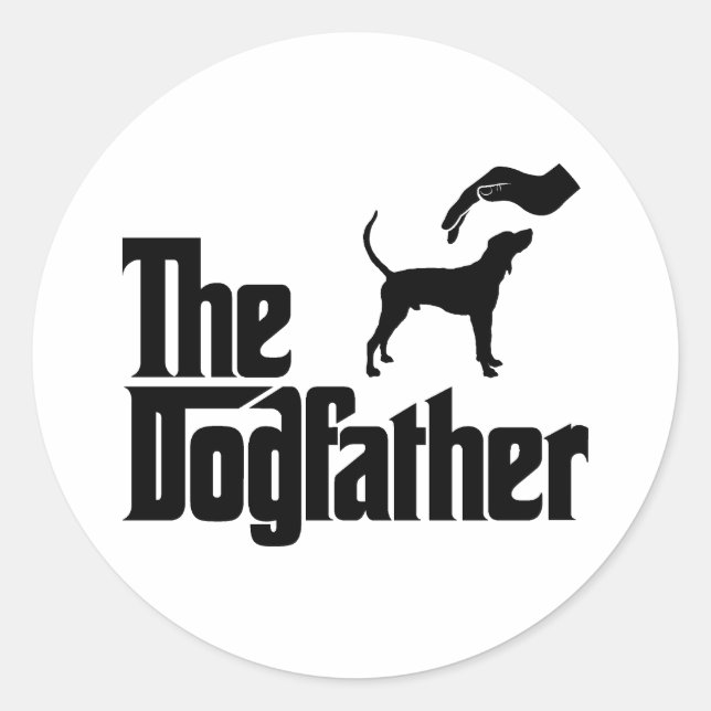 Treeing Walker Coonhound Runder Aufkleber (Vorderseite)