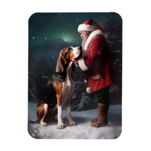 Treeing Walker Coonhound Weihnachtsmann Magnet