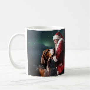 Treeing Walker Coonhound Weihnachtsmann Weihnachte Kaffeetasse