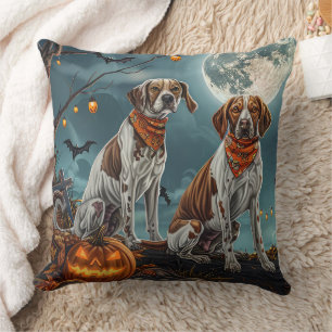 Treeing Walker Halloween Spooky Kissen