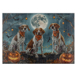 Treeing Walker Halloween Spooky Schneidebrett