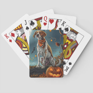 Treeing Walker Halloween Spooky Spielkarten